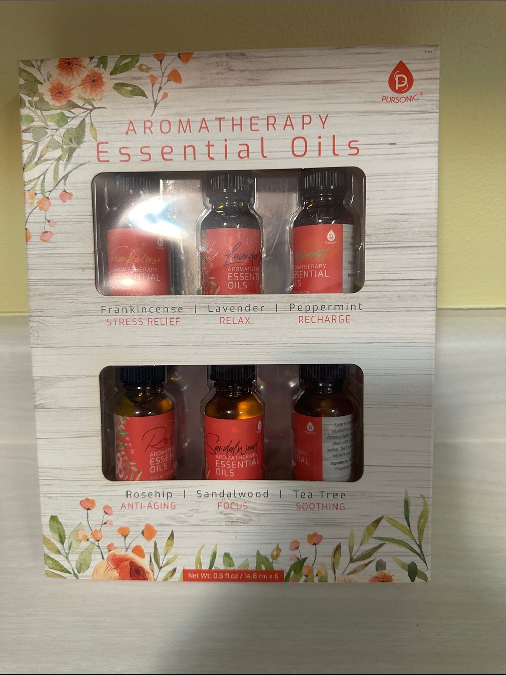 Soma Aromatherapy Essential Oils Set - Coral Labels